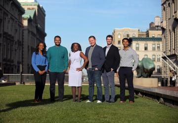 L to R: Sudi Tasissa, Mihir Samson, Kori Cooper, Tanner Zumwalt, David Berman, and Karna Adam