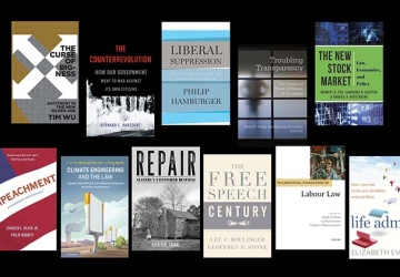 A selection of faculty book covers