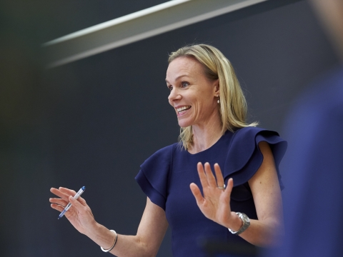 Anu Bradford teaching
